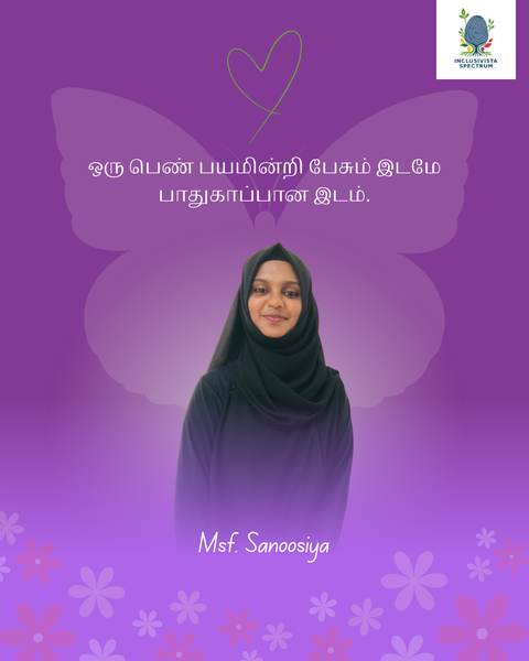 Women's Month volunteer reflection card